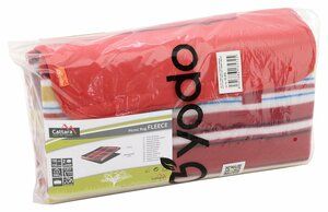 Pikniková deka FLEECE 150x135cm červená CATTARA