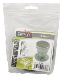 Silikonový skládací kelímek ARMY 200ml CATTARA