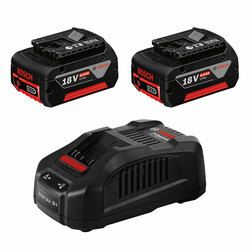 Startovací sada 2× GBA 18 V 6,0 Ah + GAL 1880 CV, 1600A00B8L BOSCH