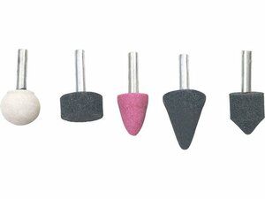 Brusky rotační, sada 5ks, stopka 6mm EXTOL-CRAFT