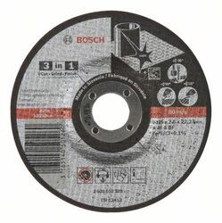 Dělicí kotouč 3 v 1 - A 46 S BF, 125 mm, 2,5 mm - 3165140505260 BOSCH