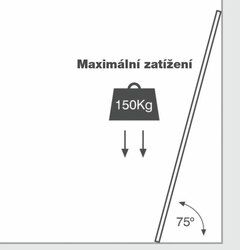 Teleskopický žebřík G21 GA-TZ12-3,8M štafle/žebřík