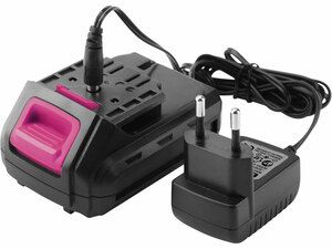 Vrtací šroubovák aku, růžový, 1x1300mAh, 12V Li-Ion, sada v tašce, EXTOL LADY, 402401 EXTOL-LADY