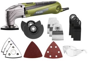 SET44 Nářadí multifunkční, 300W, EXTOL CRAFT, 417220SET2 + 44 kusů příslušenství + brýle