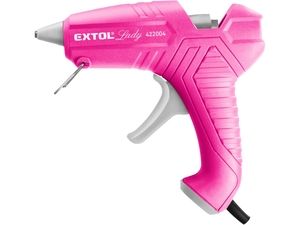 Pistole tavná lepící, Ř11mm, 40W, růžová EXTOL-LADY