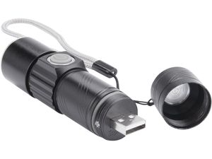 Svítilna 150lm, nabíjecí, USB, zoom, XPE 3W LED EXTOL-LIGHT