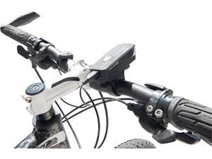 Světlo bílé na kolo 350lm, USB nabíjení, klakson, 5W LED EXTOL LIGHT