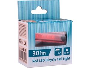 Světlo červené na kolo 30lm, USB nabíjení EXTOL LIGHT