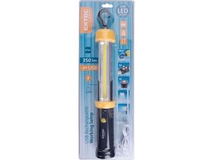 lampa montážní 350lm, USB nabíjení, COB LED EXTOL-LIGHT