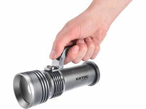 Svítilna 300lm, zoom, celokovová EXTOL-LIGHT