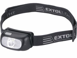 Čelovka 130lm CREE XPG, nabíjecí, USB, dosvit 40m, 5W CREE XPG LED EXTOL-LIGHT