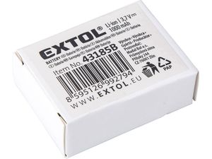 Baterie akumulátorová, 3,7V Li-ion, 1000mAh, pro EX43185 EXTOL LIGHT