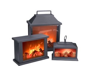 Krb s plápolajícím ohněm LED EXTOL LIGHT