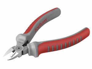 Kleště štípací boční pro elektroniku, 125mm, 61CrV5 FORTUM