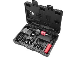 Nástavec nýtovací na vrtačku T-COMBO, sada pro matice M3-M12 i trh. nýty 2,4-6,4mm, CrMoV FORTUM