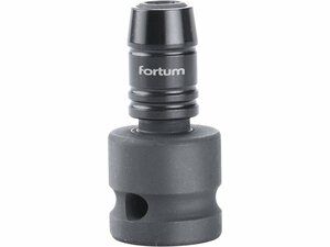 Rázový adaptér 1/2"čtyřhran na hroty 1/4", CrMoV FORTUM