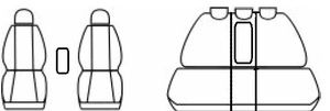 Autopotahy TOYOTA VERSO, od r. 2009-2013, antracit SIXTOL
