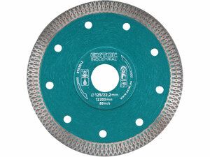 Kotouč diamantový řezný turbo Thin Cut, 115x22,2mm, suché i mokré řezání EXTOL-INDUSTRIAL