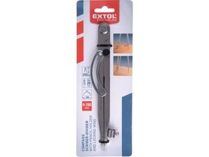 Kružidlo rýsovací/hrotové, rozsah 0-280mm EXTOL PREMIUM