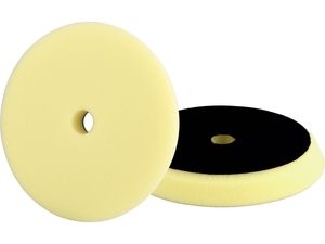 Kotouč leštící pěnový, orbitální, T80, žlutý, ?150x25mm, suchý zip ?127mm EXTOL-PREMIUM