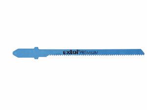 Plátky do přímočaré pily 5ks, 57x1,5mm, úchyt BOSCH, Bi-metal EXTOL-PREMIUM