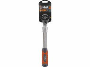 Ráčna teleskopická, 45 zubů, 1/2", nastavitelná délka 290-430mm, CrV EXTOL-PREMIUM