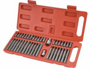 Hroty HEX-TORX-XZN, sada 40ks, CrV EXTOL-PREMIUM