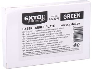 Terč pro zvýraznění laser. paprsku, zelený EXTOL PREMIUM
