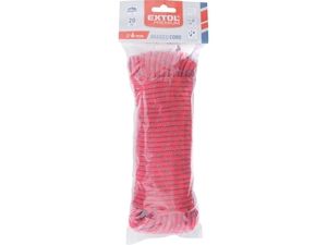 Šňůra pletená polypropylenová 6mm x 20m EXTOL PREMIUM
