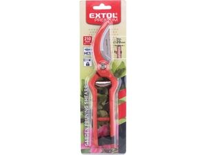 Nůžky zahradnické celokovové, 210mm, HCS EXTOL-PREMIUM