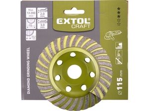 Kotouč diamantový brusný lamelový, O 115x22,2mm EXTOL CRAFT