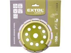 Kotouč diamantový brusný jednořadý, O 150x22,2mm EXTOL CRAFT