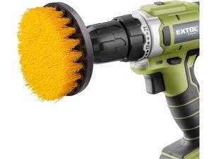 Sada čistících kartáčů na vrtačku 4ks, stopka 1/4"x25mm EXTOL CRAFT