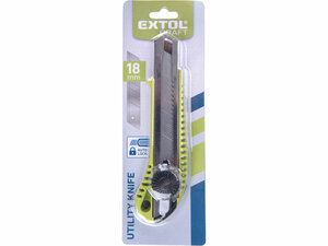 Nůž ulamovací s kovovou výstuhou, 18mm EXTOL-CRAFT