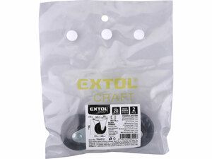 Kolečka pevná z tvrdé pryže, sada 2ks, průměr 40mm EXTOL-CRAFT