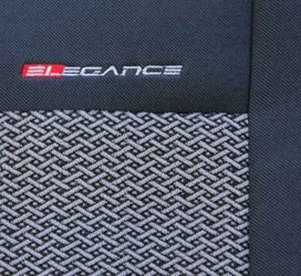 Autopotahy Peugeot 206, od r.1998-2004, šedo černé SIXTOL