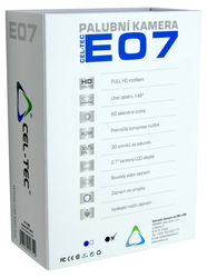 Palubní kamera CEL-TEC E07, CZ menu - černá