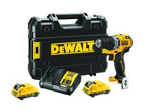 Aku vrtačka, 2x2.0 Ah, 12V Li-Ion, DeWALT
