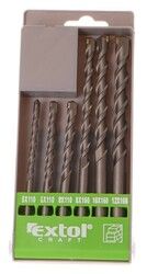 Vrtáky příklepové do betonu, sada 6ks, O 5-6-8x110mm, 8-10-12x160mm EXTOL-CRAFT