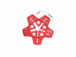 Univerzální spony 5v1 Stars-Cross 1-3mm, sada 100ks GEKO