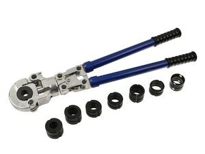 Hydraulické krimpovací kleště Pex-AL-PEX + 8 nástavců GEKO
