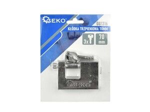 Visací zámek 70 mm GEKO