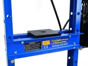 Hydraulický lis s manometrem 20t, dvoustupňové čerpadlo GEKO