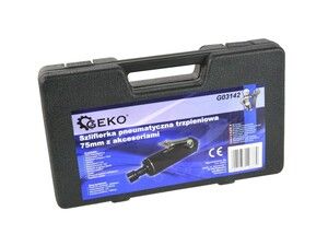 Pneumatická přímá bruska s příslušenstvím, 3 nebo 6mm, 1/4", 18000/min GEKO