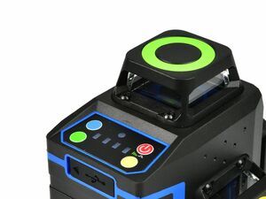 Laserová vodováha křížový laser měřidlo 3D 360° GEKO