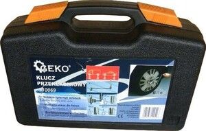Ozubený klíč na kola 1/2, nástavce 17,19,21 GEKO