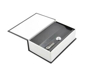 Schránka/kniha na peníze s plastovým pořadačem + 2 klíče, 180x115x55mm GEKO