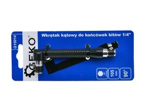 Úhlový adaptér pro vrtáky 1/4" GEKO