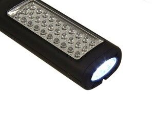 Dílenská lampa 30 + 7LED 1800mah 230V/12V GEKO