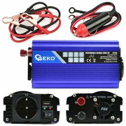 Sinusový měnič napětí 12V/230V 300/600W GEKO